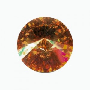 Swarovski Elements Rivolis 10mm Crystal Brandy F 4 Stück